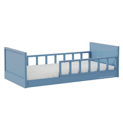 Cama Infantil Link - Com 1 Grade E Meia Palitada - Azul Sereno