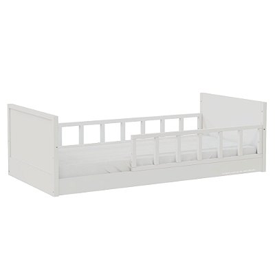 Cama Infantil Link - Com 1 Grade E Meia Palitada - Branco