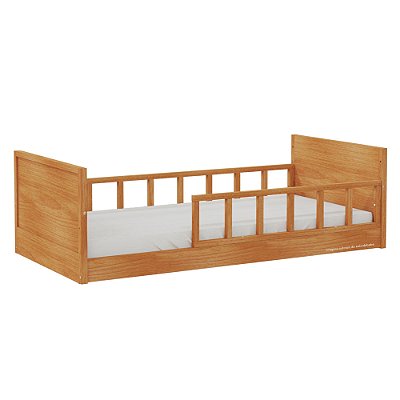 Cama Infantil Link - Com 1 Grade E Meia Palitada - Madeira