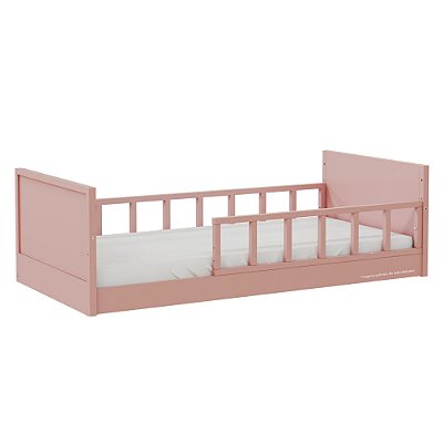 Cama Infantil Link - Com 1 Grade E Meia Palitada - Rose