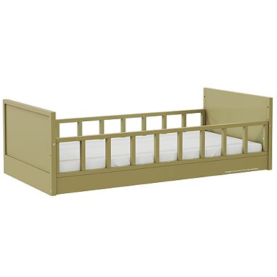 Cama Infantil Link - Com 2 Grades Palitadas - Cacto