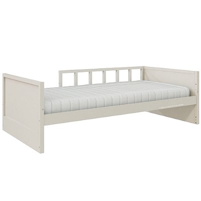 Cama Infantil Link - Com Meia Grade Palitada - Areia