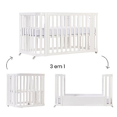 Berço Evolutivo 1,2,3 - Branco