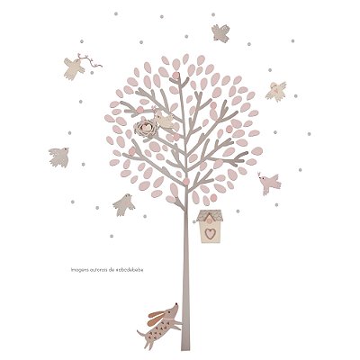 Painel de Parede Infantil Árvore Decorativa - Àrvore - 110010