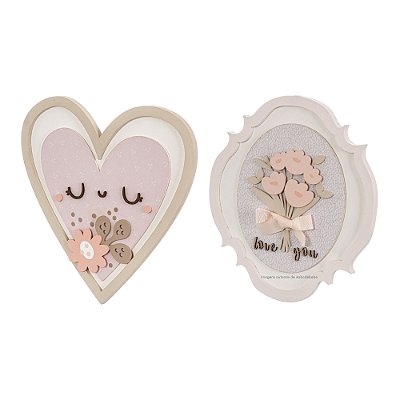 Kit 2 Quadros Decorativos Infantil - Árvore - 110050
