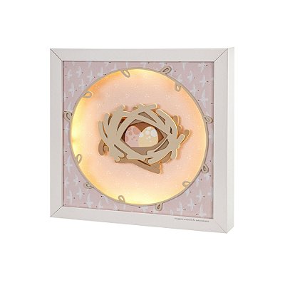 Quadro Infantil De Luz Ninho - Árvore - 110501