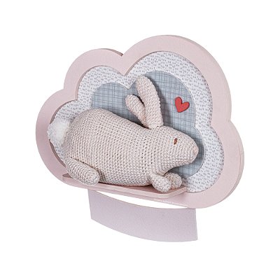 Quadro Infantil Personalizável Amigurumi Coelhinho - Bosque - 92028 - Personalizado