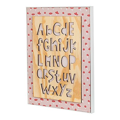 Quadro Avulso Para Quarto De Bebê E Infantil M - Bosque - 92024