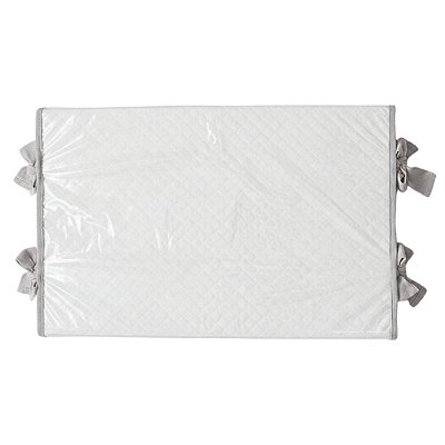 Trocador Reto - Malha Jacquard - Cinza Claro 869