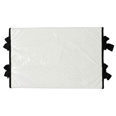 Trocador Reto - Malha Jacquard - New Black