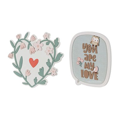 Kit 2 Quadros Decorativos Infantil Em MDF - Bosque - 92050