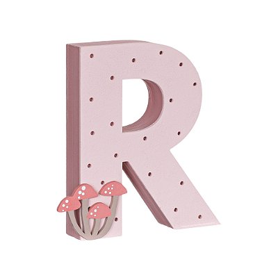 Inicial Decorativa Infantil Em MDF Para Prateleira 16,5 Cm - Bosque - 92100 - Personalizado