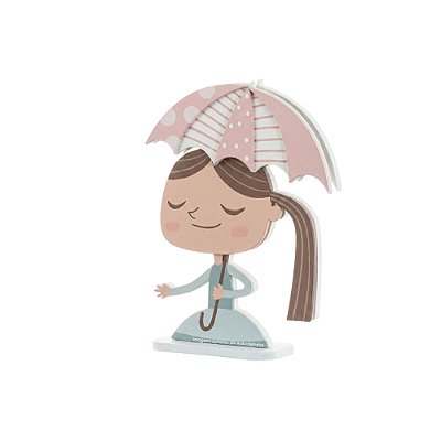 Enfeite Para Prateleira Menina - Cidade - 67031