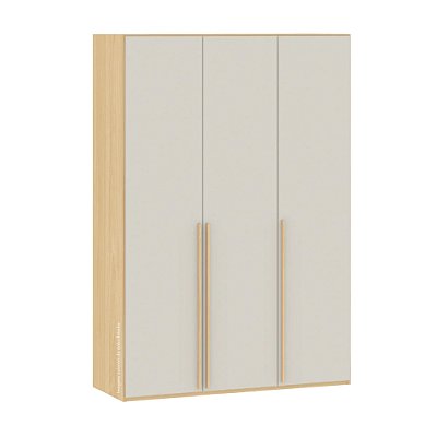 Guarda-Roupa Linha Join - Areia Com Carvalho Malva