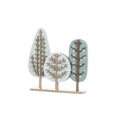Enfeite Para Prateleira Árvores - Cidade - 67032