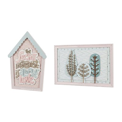 Kit Com 2 Quadros - Cidade - 67050