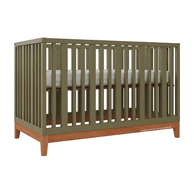 Berço Fio Plus - 2 Em 1 - Verde Cacto