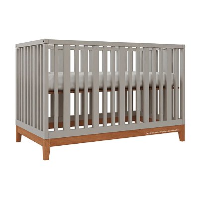 Berço Fio Plus - 2 Em 1 - Cinza