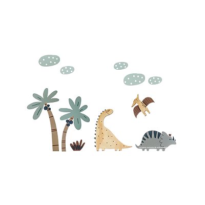Painel Decorativo Dinossauros Menor - Dinos - 94012
