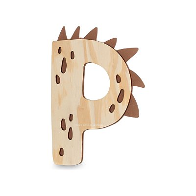 Inicial Decorativa Para Parede 45 Cm - Dinos - 94101 - Personalizado