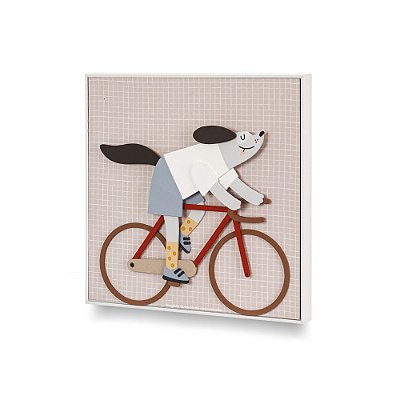 Quadro Decorativo Infantil Avulso P - Au Au - 109025