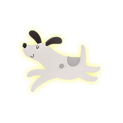 Luminária De Parede Cão Branco - Au Au - 109143