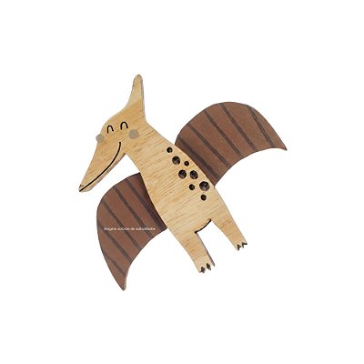 Dino Voador Painel Decorativo Infantil Madeira Gigante - Dinos - 94202