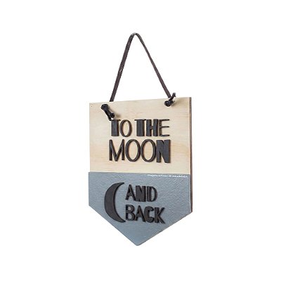 Quadro Infantil Decorativo Moon - Espaço - 69026