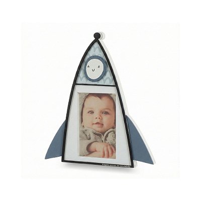 Porta-Retrato Decorativo Infantil Foguete 3 - Espaço - 69074