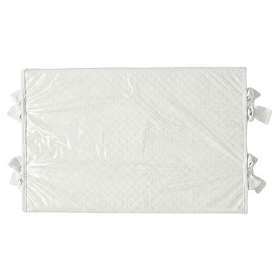 Trocador Reto - Malha Jacquard - Branco