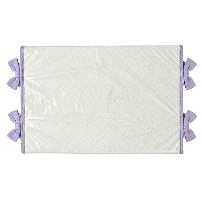 Trocador Reto - Malha Jacquard - Lilás Atlanta