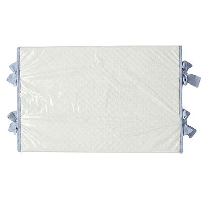 Trocador Reto - Malha Jacquard - Azul Blue Sky