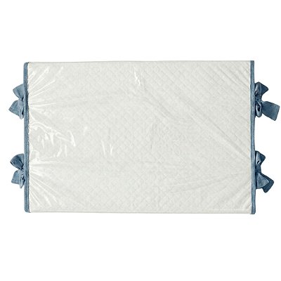 Trocador Reto - Malha Jacquard - Azul Canto