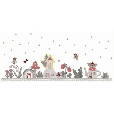 Painel Decorativo Infantil Para Parede Maior Tema Fadas - Fadinhas - 103010