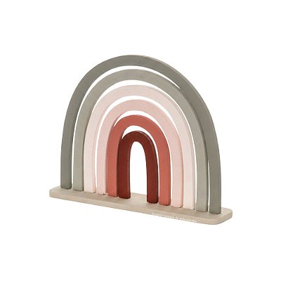 Enfeite De Prateleira Decorativo Infantil Arco Ìris - Fadinhas - 103030