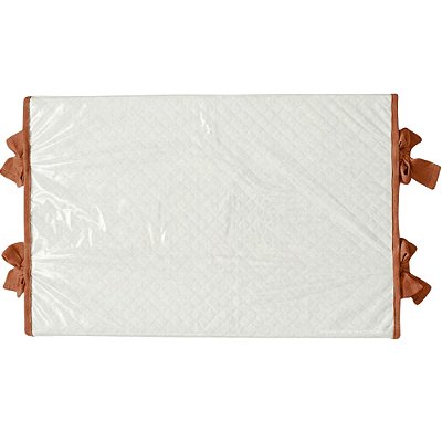 Trocador Reto - Malha Jacquard - Terracota