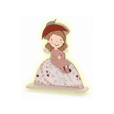 Luminária De Mesa Infantil Decorativa Menina - Fadinhas - 103141