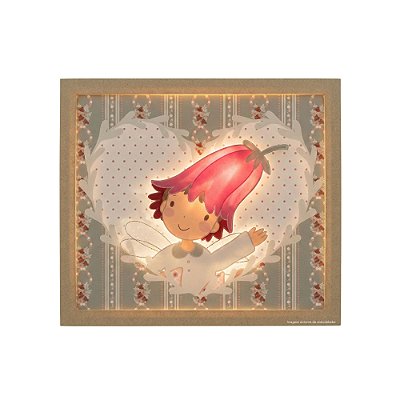 Quadro De Luz Menina Decorativo Infantil - Fadinhas - 103501