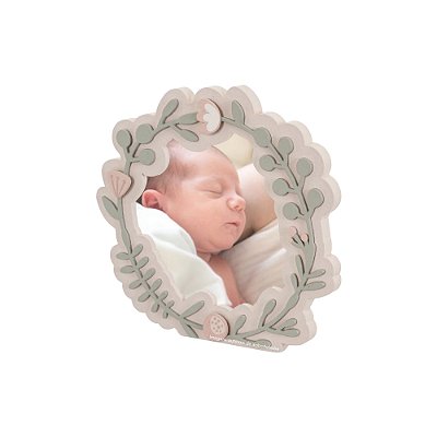 Porta Retrato Decorativo Infantil Guirlanda - Flora - 105074