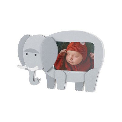 Porta-Retrato Decorativo Infantil Elefante - Zoo - 72070