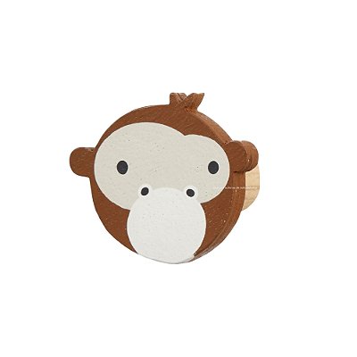 Cabideiro Decorativo Infantil Macaco - Zoo - 72123
