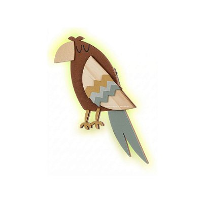Luminária Decorativa De Parede Infantil Arara - Zoo - 72141