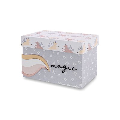 Caixa Decorativa M Unicórnio - Princess - 100061