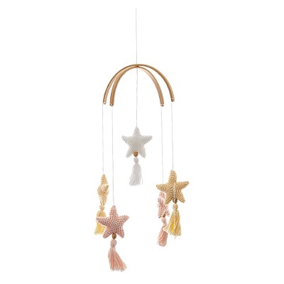 Móbile Em Crochê Com Estrelas - Princess - 100110