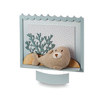 Quadro Decorativo Amigurumi Foca - Mar - 77027 - Personalizado
