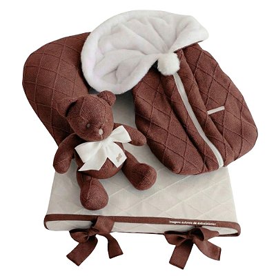 Kit Primeiros Momentos - 4 Peças - Marrom Raiz