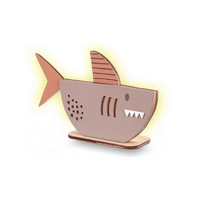 Luminária Decorativa Infantil De Mesa Tubarão - Mar - 77143