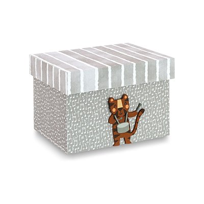 Caixa Organizadora Decorativa P Infantil - Música - 101060