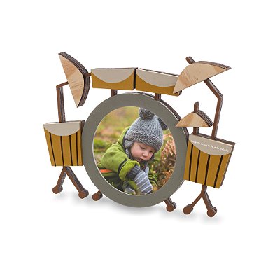 Porta-Retrato Infantil Musical Bateria - Música - 101070