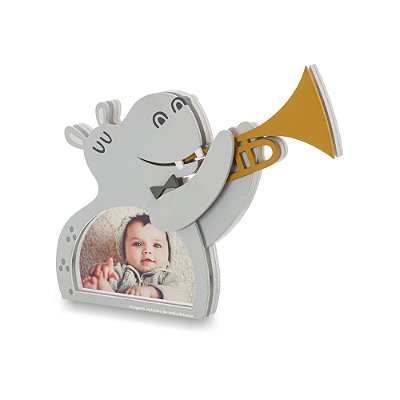 Porta-Retrato Infantil Musical Hipopótamo - Música - 101071